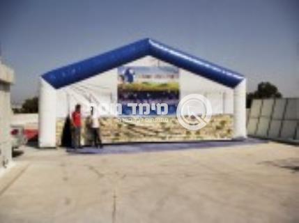 מבנה מתנפח לתערוכה ניידת - הסוכנות היהודית