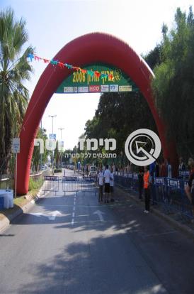 קשתות מתנפחות למרתון